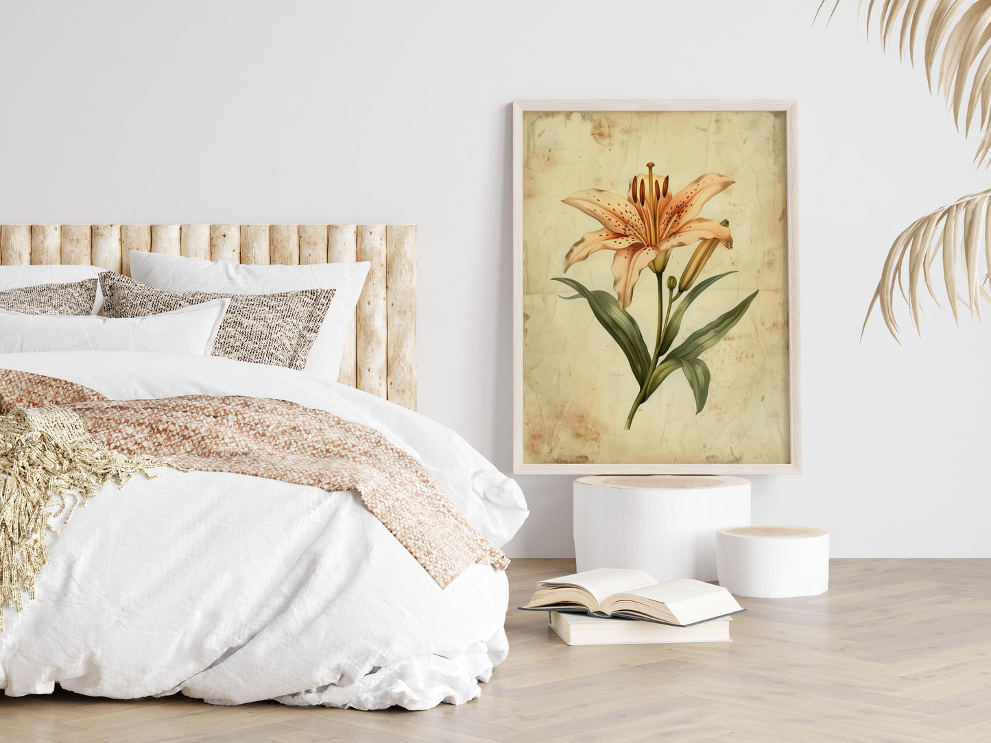 Floral Elegance: The Lily by Emilia Florentina- blossom, Emilia Florentina, art print, Renaissance, scientific art