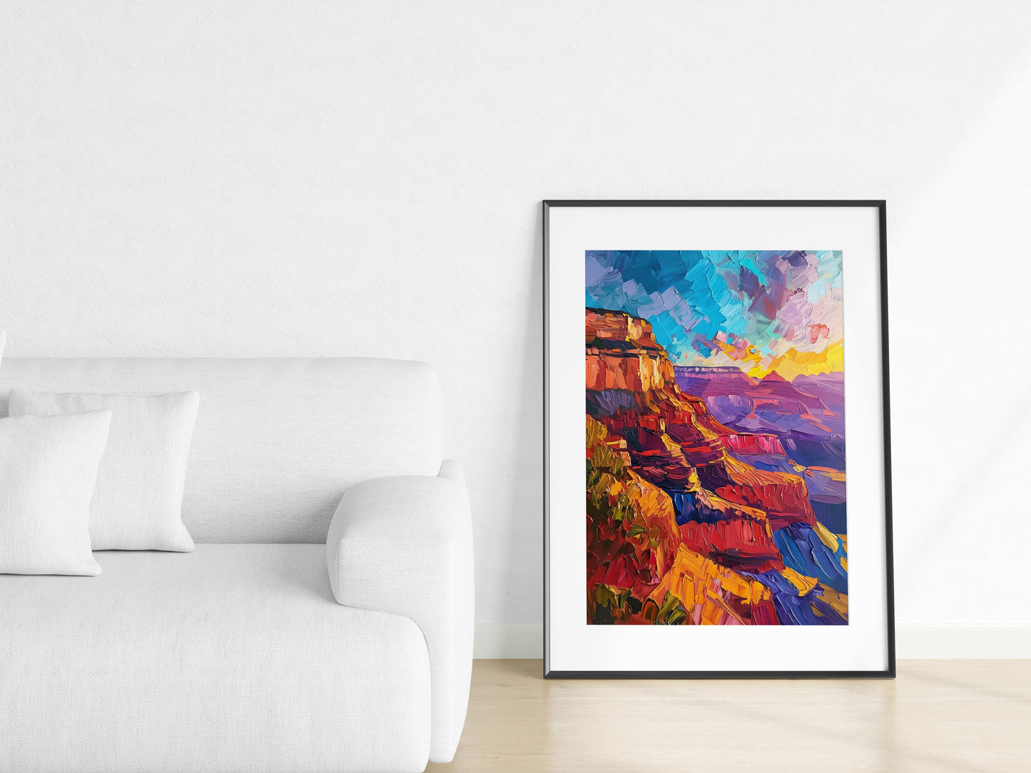 Color Play of the Grand Canyon- Energy, Natural wonders, Vibrancy, American modernism, Color dynamics