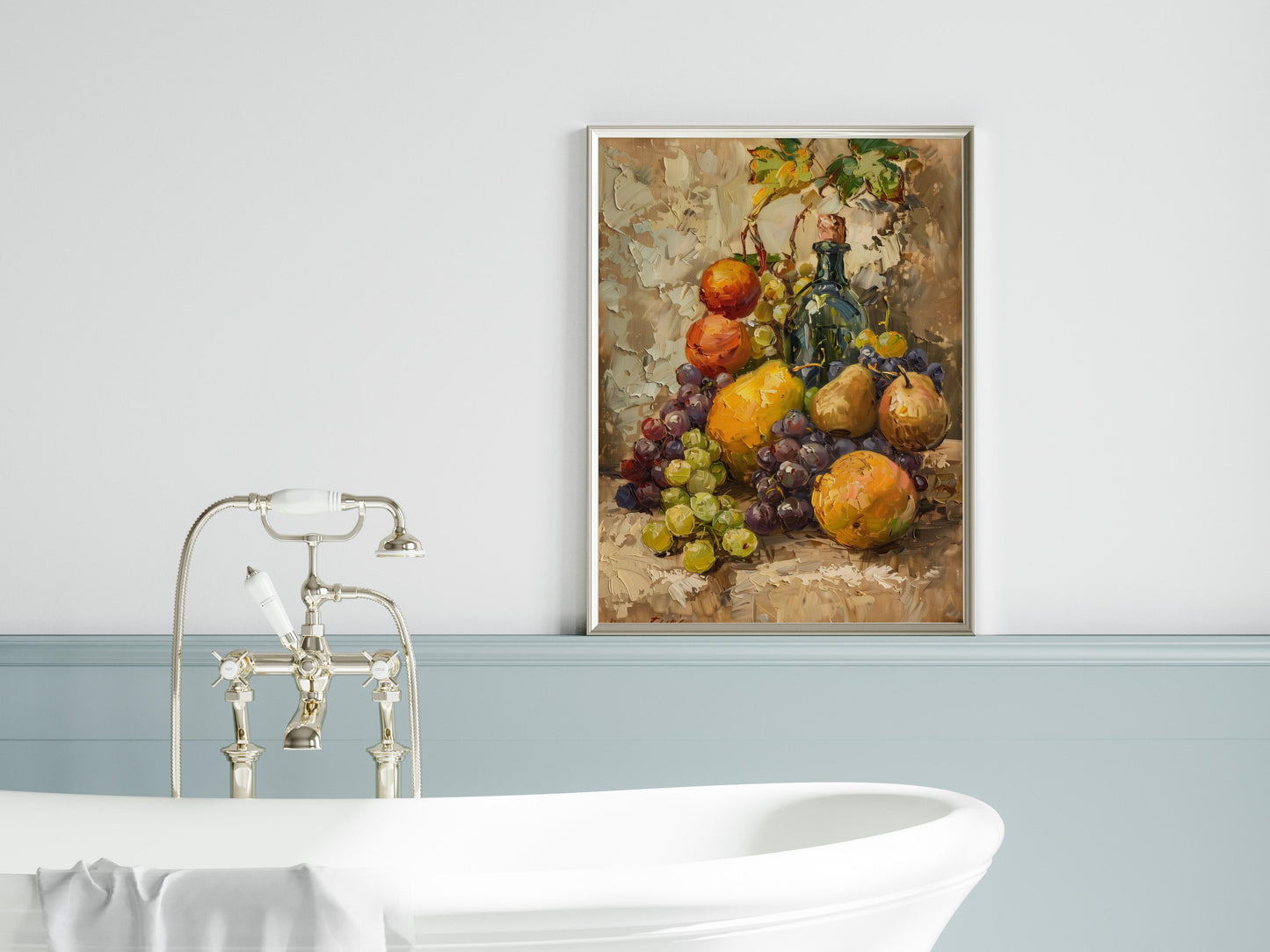 Fertile Heritage: An Ode to Abundance- Mexican art, 20th century, fruit still life, Modernism, Esteban Azuela