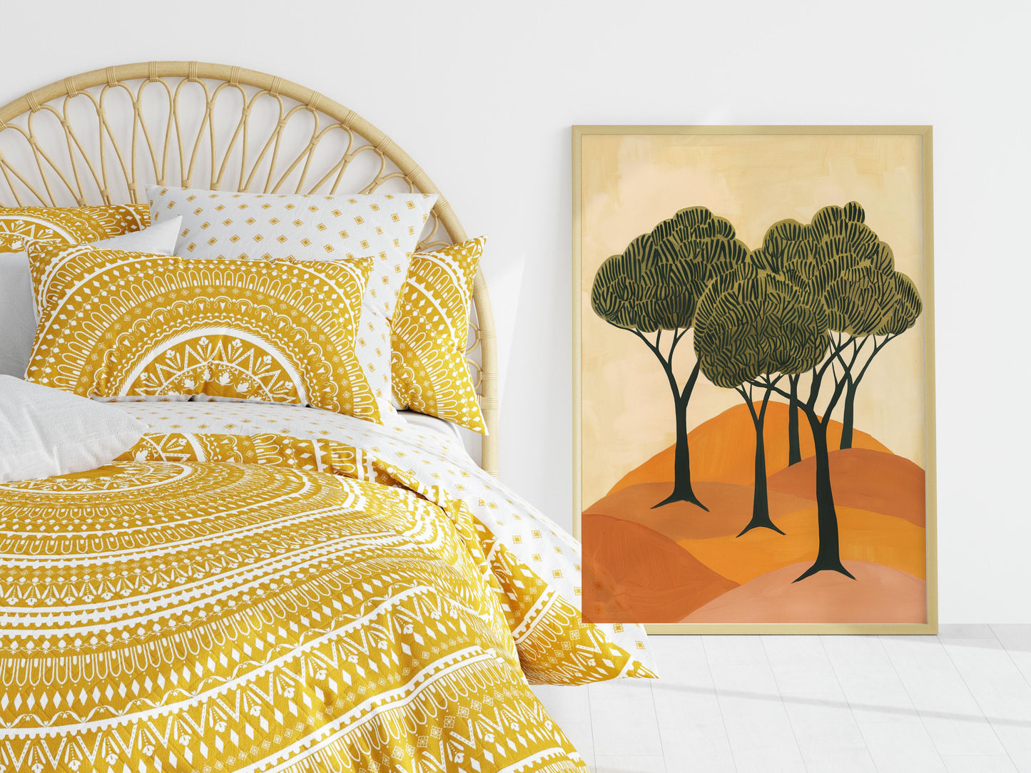 Secrets of the Argan Forest- Modern, African Motifs, Stylization, Argan Forest, Nature Motif