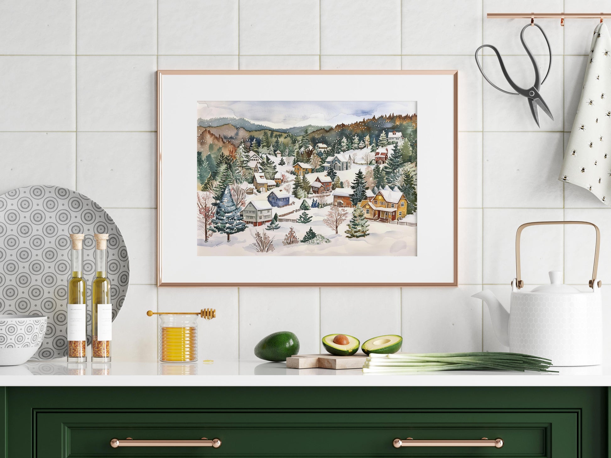 Whisper of Winter- Living room, Winter charm, Tanaka, Tradition, Seasonal decoration