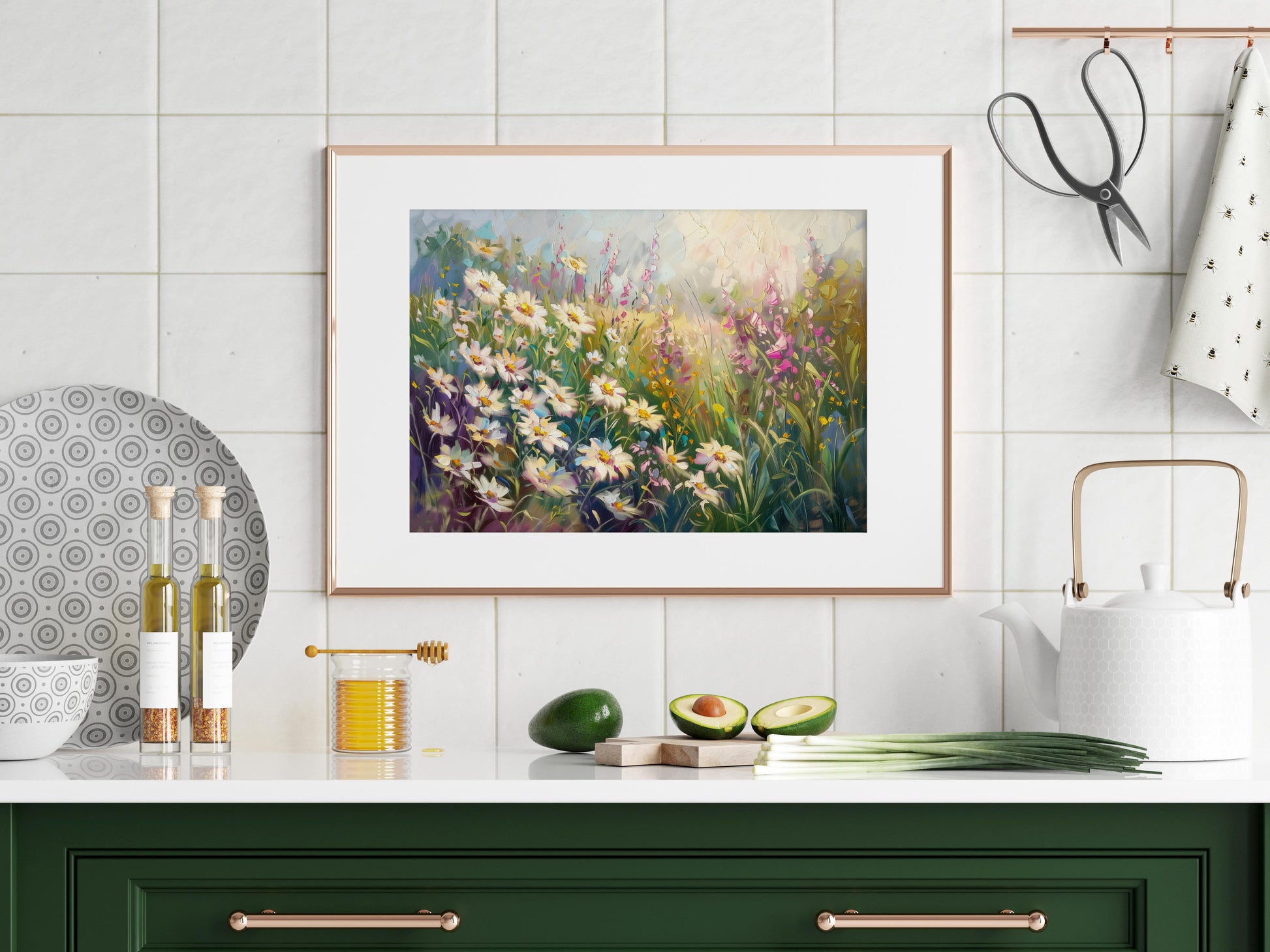 Vibrant Spring by Eliana Costa- Art prints, Flower field, Artist signed, Wall decoration, Limited edition