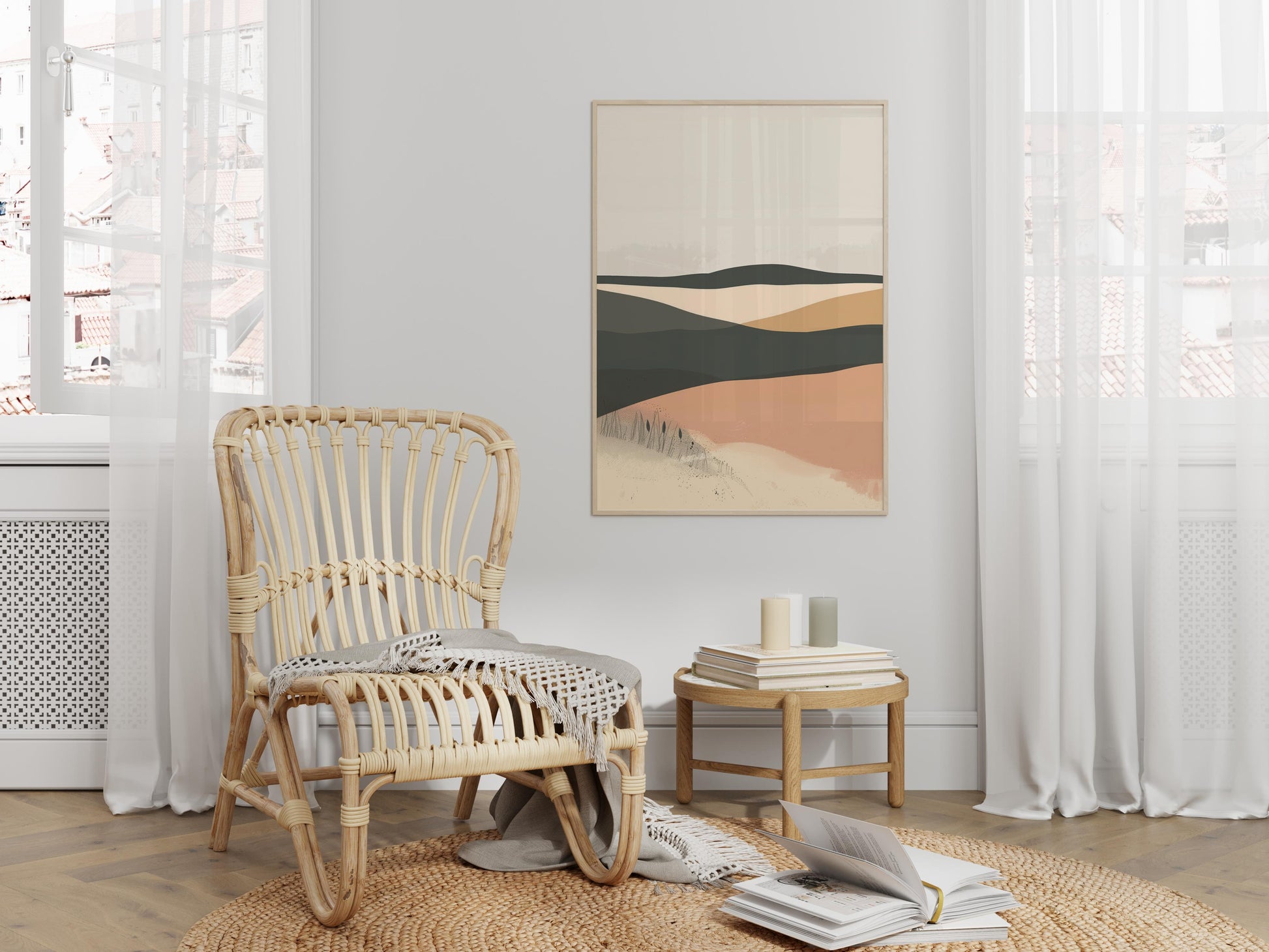 Harmony of the Wide Plains- decoration, expanse, warmth, abstract art, texture