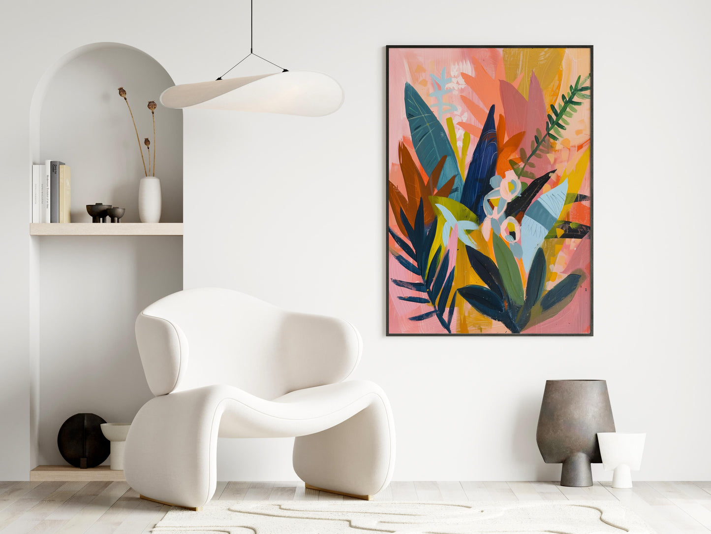 Florale Sinfonie- floral paintings, nature depiction, buy art, Modernism, Eloise Belmonte