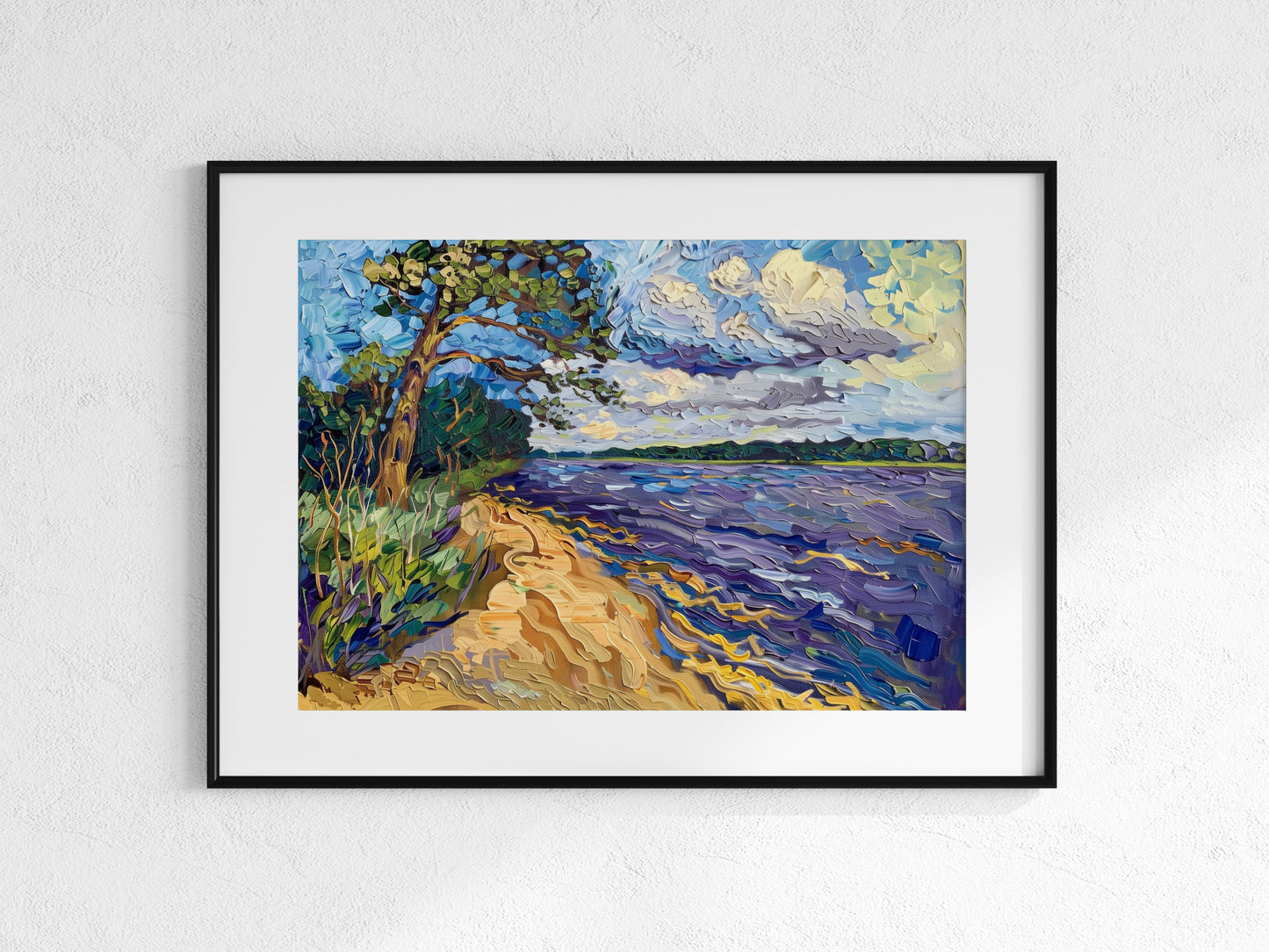 River of Life - Mississippi in Motion- Post-Impressionism, Stream of Life, Emotion, American Modernism, Mississippi Motif