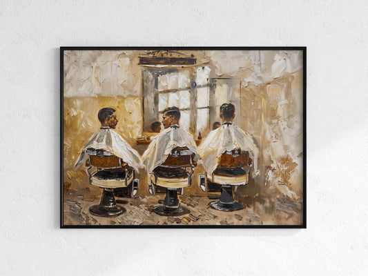 Echoes of Vanity- Still life, Barbershop, Guadalajara, Modernist art, Vintage