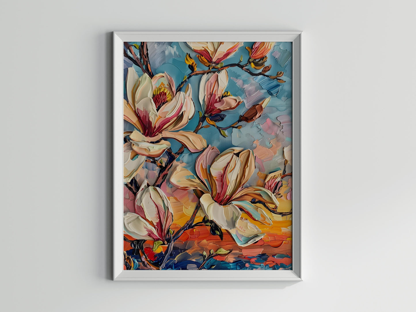 Florale Impressionen am Himmelsmeer- moved, wind, nature lovers, art collection, magnolias